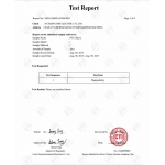 2016years UL94v-0 flame rate test report